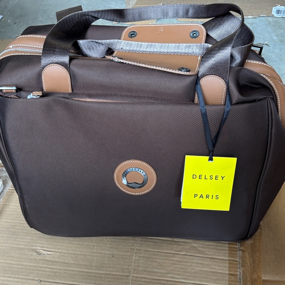 Delsey Paris Brown Travel Bag for Men